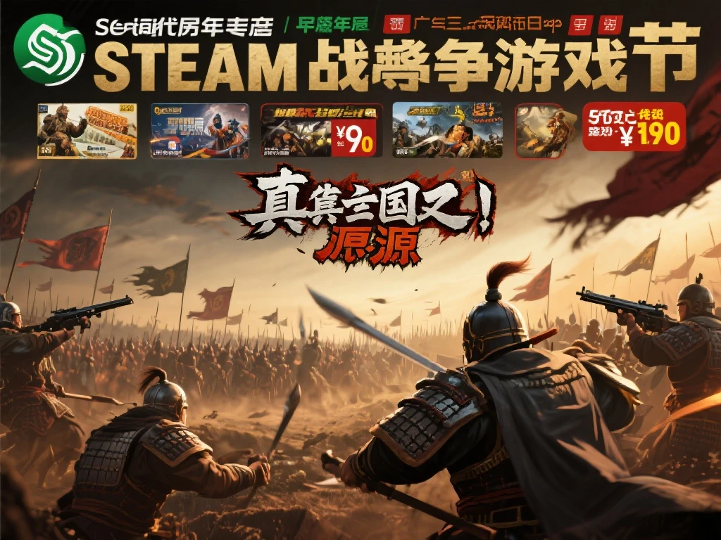 Steam战争游戏节来袭！开年力作《真三国无双：起源》限时优惠